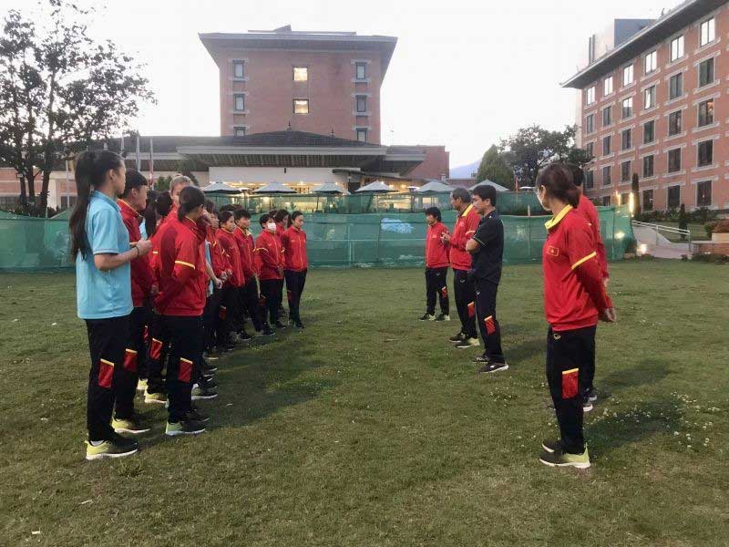 Đội tuyển nữ Việt Nam đã sẵn sàng đối đầu với Nepal
