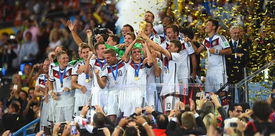 Đức đã nhiều lần vô địch World Cup